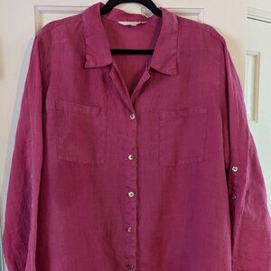 Kleen Lagenlook Large L Shirt Pink Oversized Top